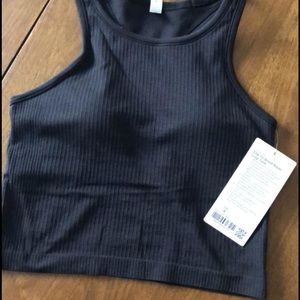 Lululemon Ebb to street racerback crop tank
